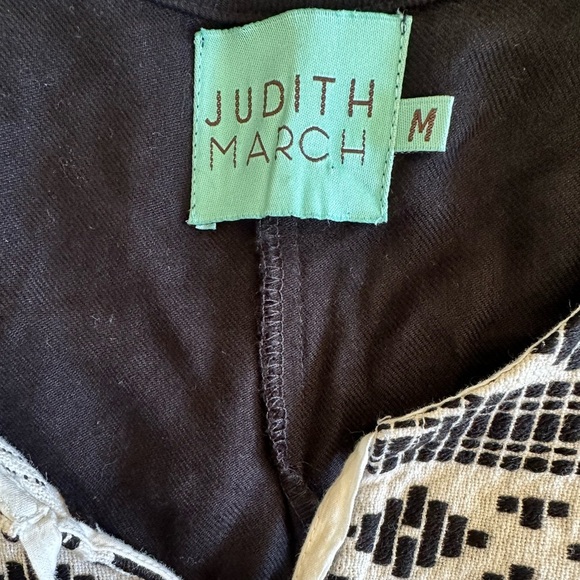 Judith March black swing dress swim coverup, size medium - Picture 6 of 7